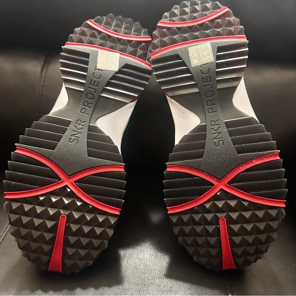 SNKR PROJECT  CANAL SNEAKER // BLACK + GRAY CAMO + RED - Picture 10 of 14